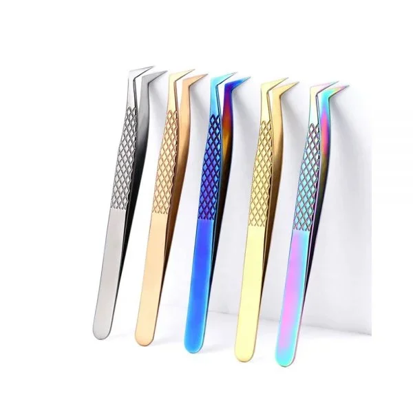 EYELASH TWEEZERS STAINLESS STEEL
