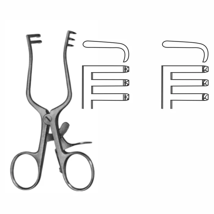 Self-retaining Retractors