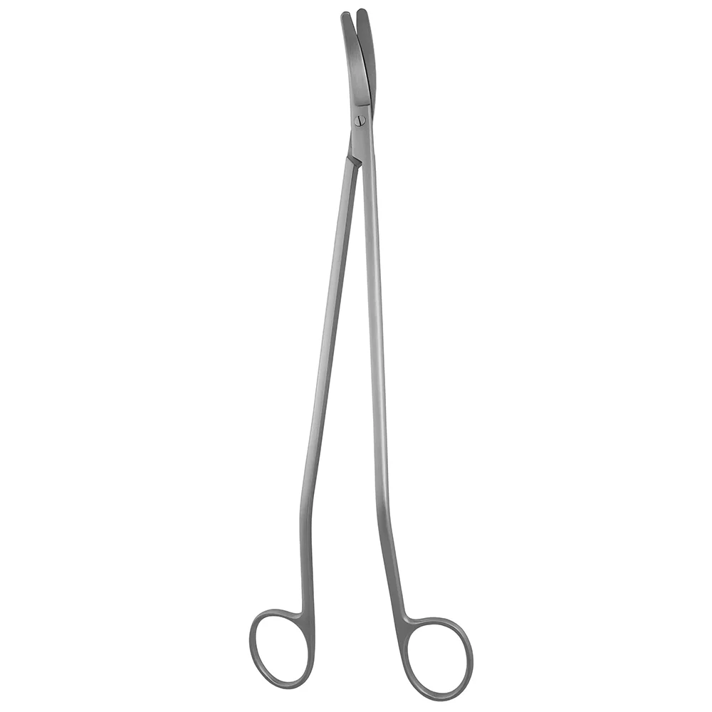 Bariatric Extra Long Mueller Rectal Scissors 13″, angled ring handles
