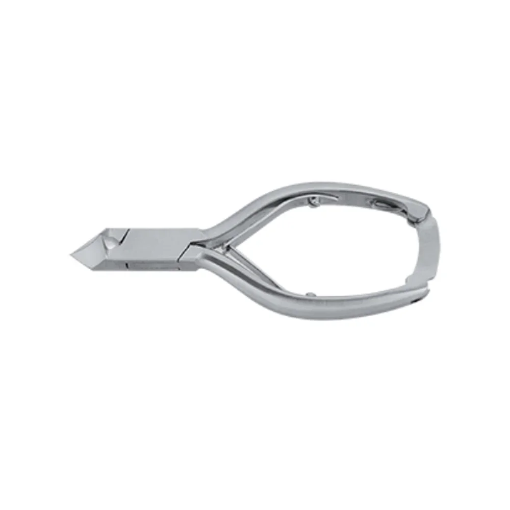 Toe Nail Cutter Moon Shaped With Back Lock Stainless Steel