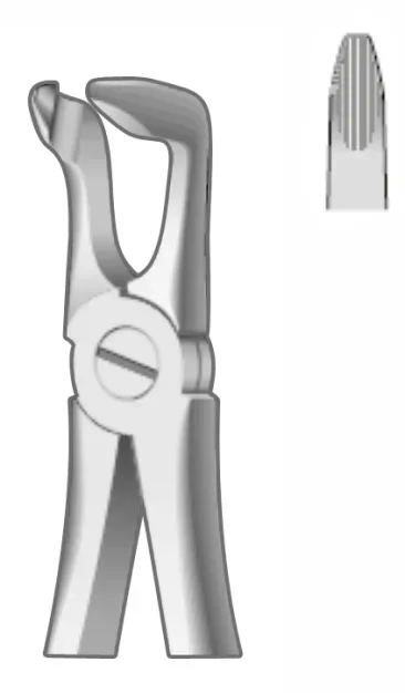 EXTRACTION FOCEPS WITH ANATOMICAL GRIP
