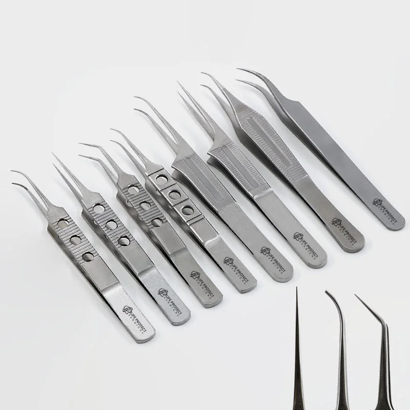 Hair Transplant Forceps Surgical Hair Implant Tweezer